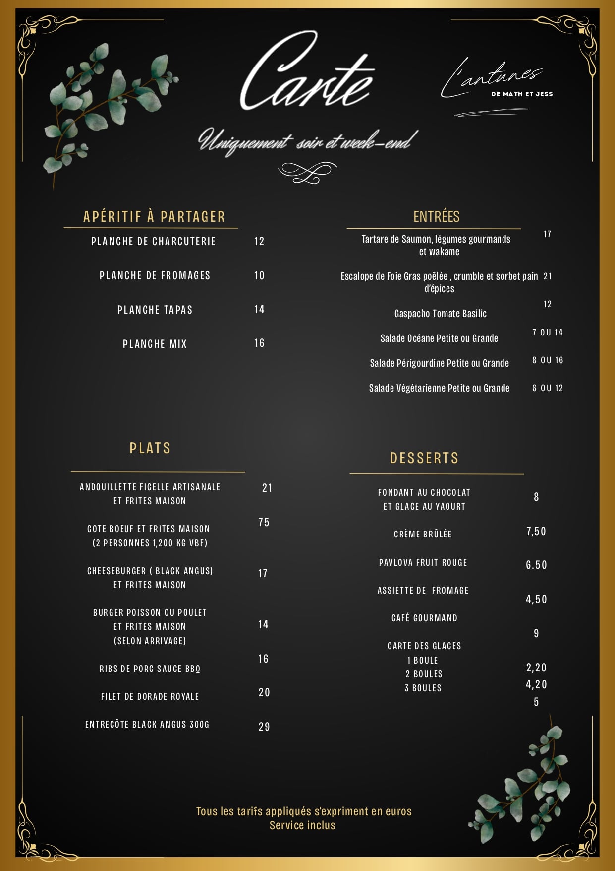 Carte des vins vivants