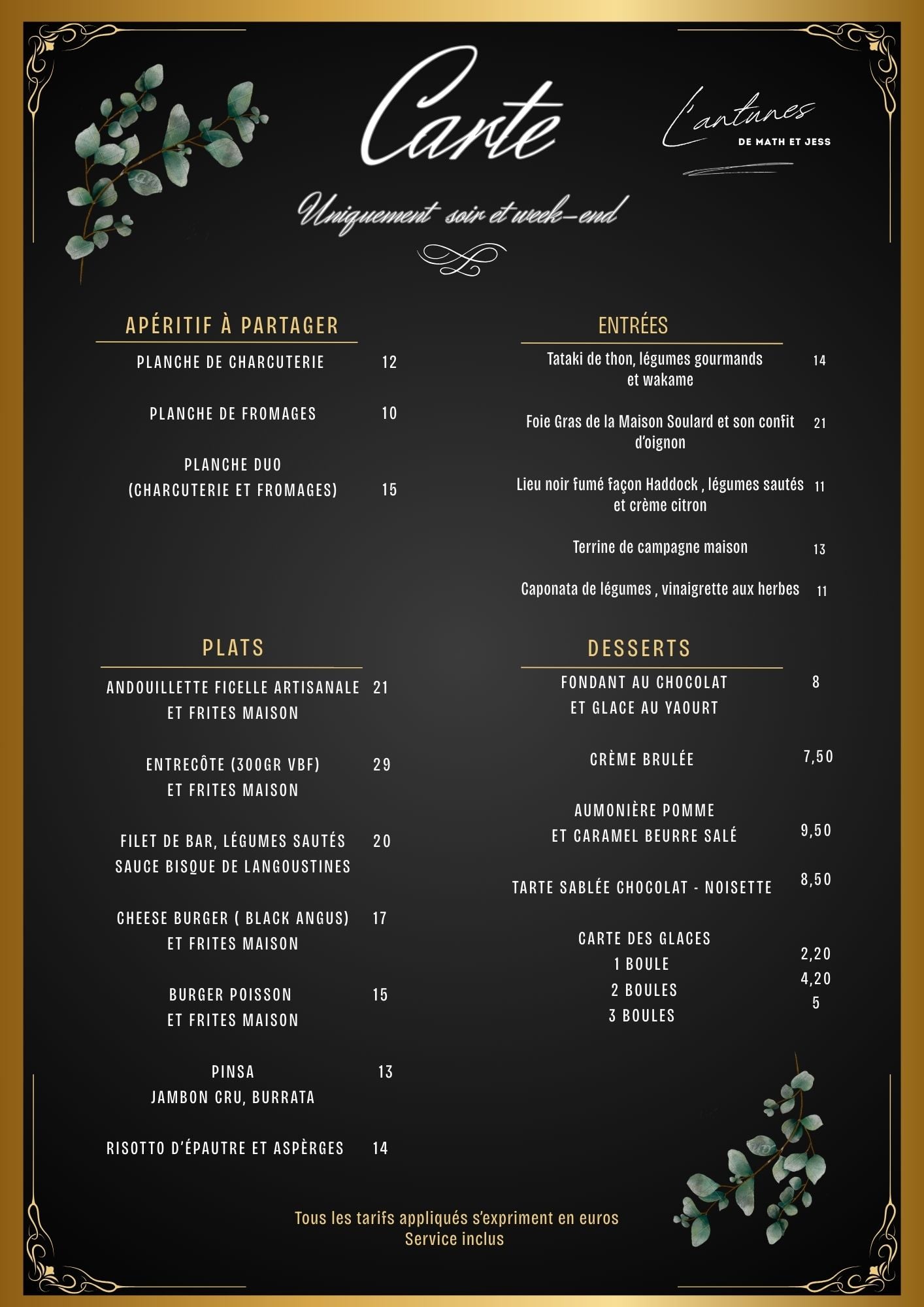 Carte des vins vivants